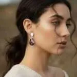 Pendientes Botánicos de Jaspe Natural – Colección Flora Mineral
